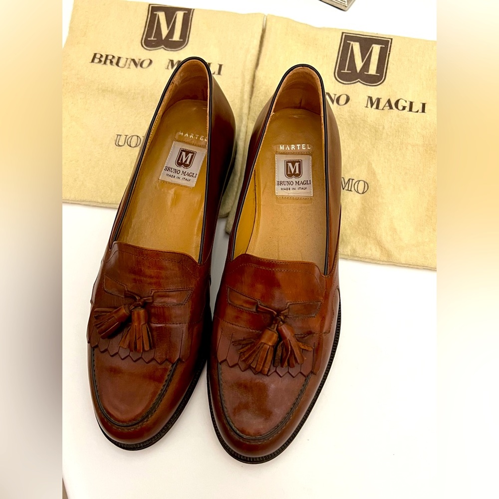 Vintage Bruno Magli Martel loafers